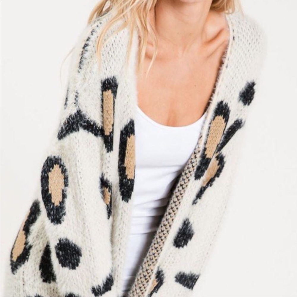 Leapord Print Cardigan